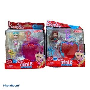 Barbie Mini B. Valentines Series Mini Dolls #21 & #22